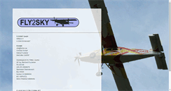 Desktop Screenshot of fly2sky.eu